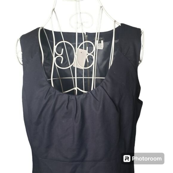 NWT J. Crew Allura Sheath Dress in Navy Size 12 - Picture 4 of 8